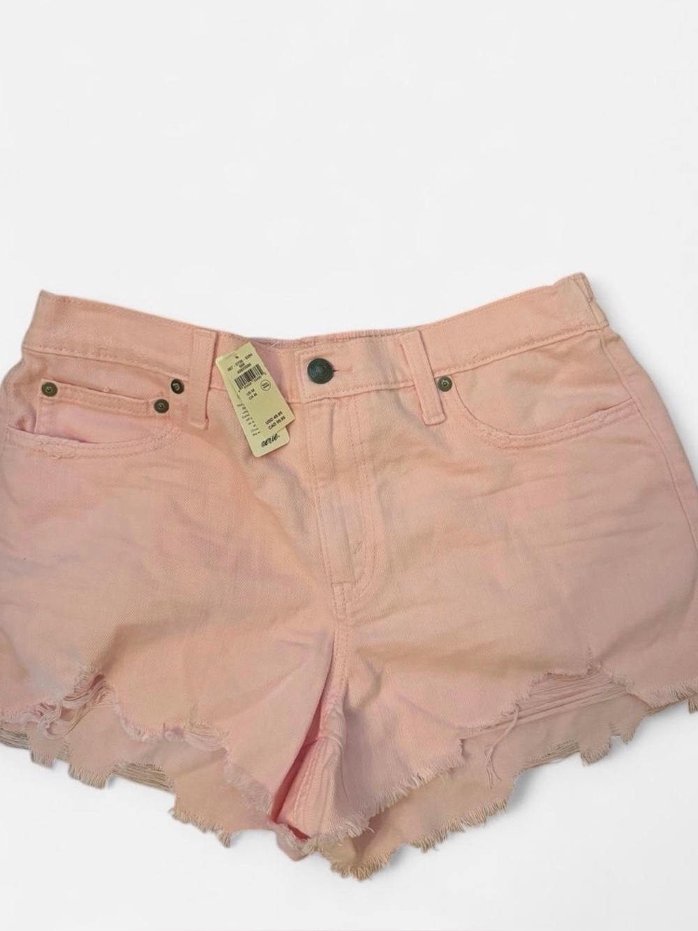 Aerie Light Pink Jean Shorts!
